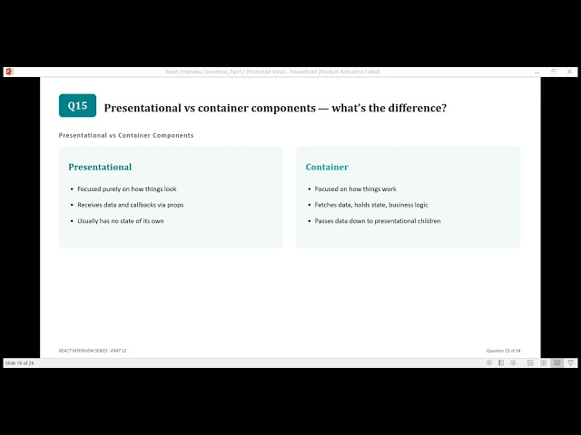 React Interview Questions Part 12: React Router, Compound Components, HOCs vs Hooks