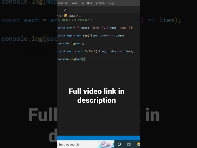 map and forEach in javascript #shorts #malayalam #javascript #programming #interviewquestions #mfc