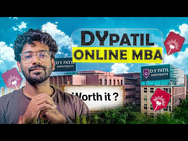 DY Patil Online MBA 2025 🔥 Full Details: Fees, Eligibility, Placement & Career Scope 🎓