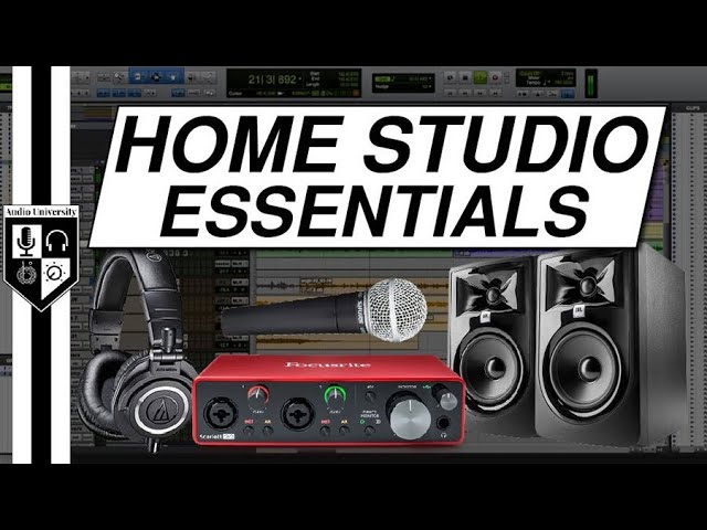 HOME STUDIO ESSENTIALS (for Beginners on a Budget)