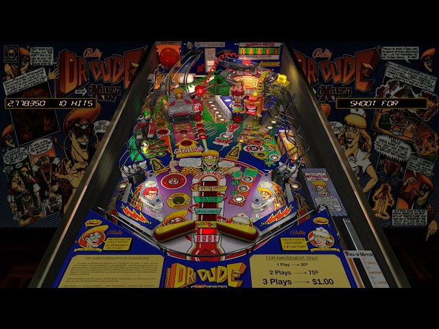 Visual Pinball - Dr. Dude & His Excellent Ray (Bally 1990)