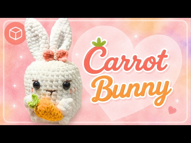 How to Crochet a Bunny Rabbit 🐰 Easy Low-Sew Amigurumi Tutorial