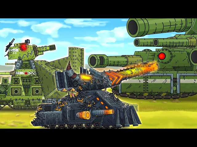 WAR of THE IRON GIANTS - Cartoons about tanks