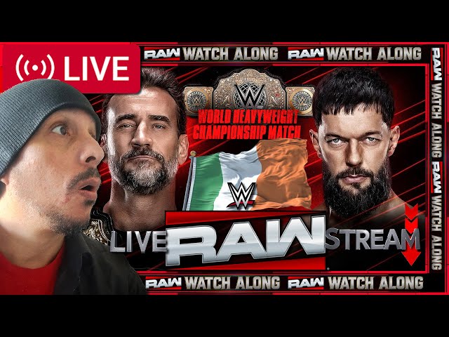 WWE Raw Live Stream January 19 2026 🔴 CM Punk vs Finn Bálor! Belfast Early Watch Along & Reaction