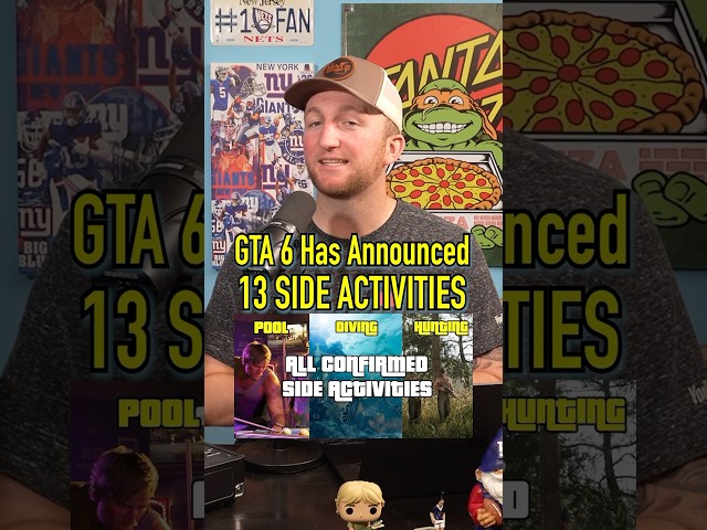 All 13 Side Activities In GTA 6! Who’s Excited? #fyp #gta6 #grandtheftauto #videogame #news