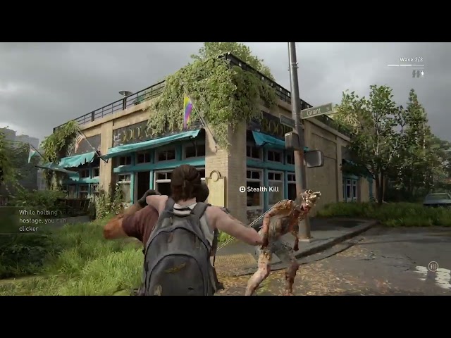 Gas station enemy extermination 4K HD  #elliewilliams #noreturn #thelastofuspartiiremastered