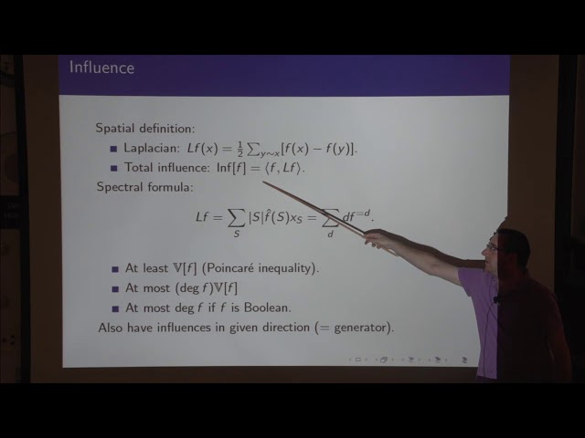 Boolean function analysis: beyond the Boolean cube - Yuval Filums