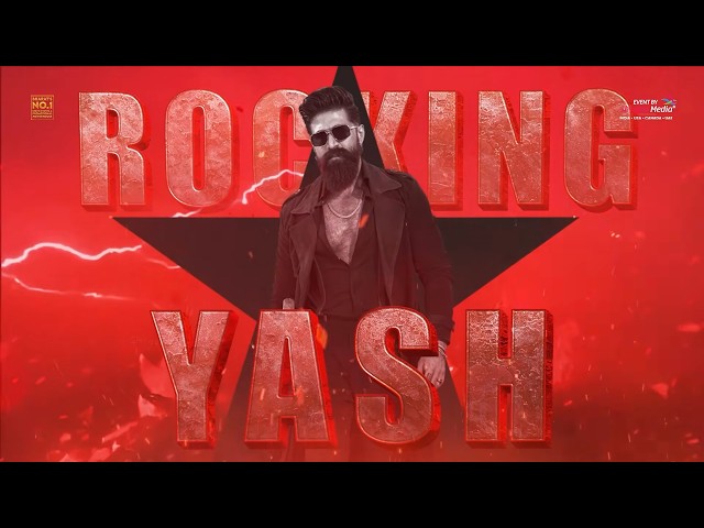 Rocking Star Yash Special Mashup | Toxic Pre Release Event Hyderabad | Shreyas Media