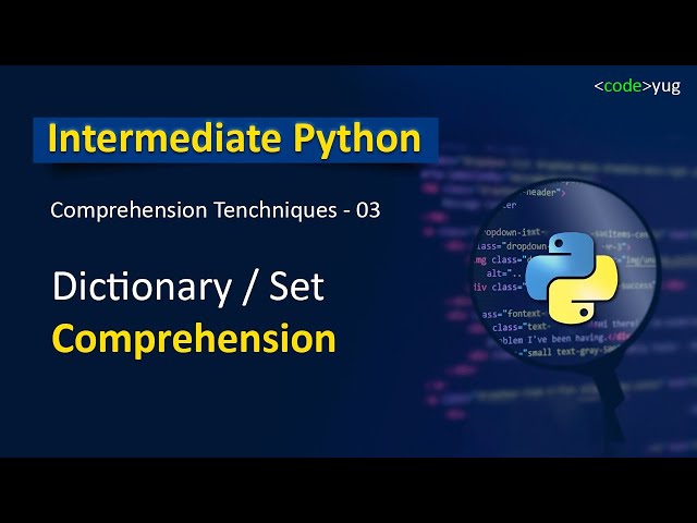 Dictionary Comprehension in Python | Python Tutorial for Beginners in Hindi