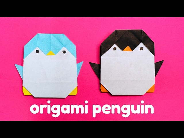 How to Make an Origami Penguin 🐧 | Easy Paper Penguin Tutorial