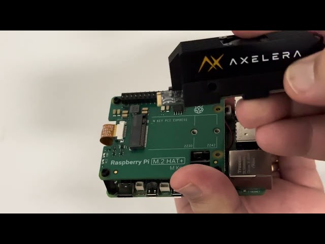 Embedded Computer Vision Edge AIRaspberry pi 5M2 HAT+Axelera
