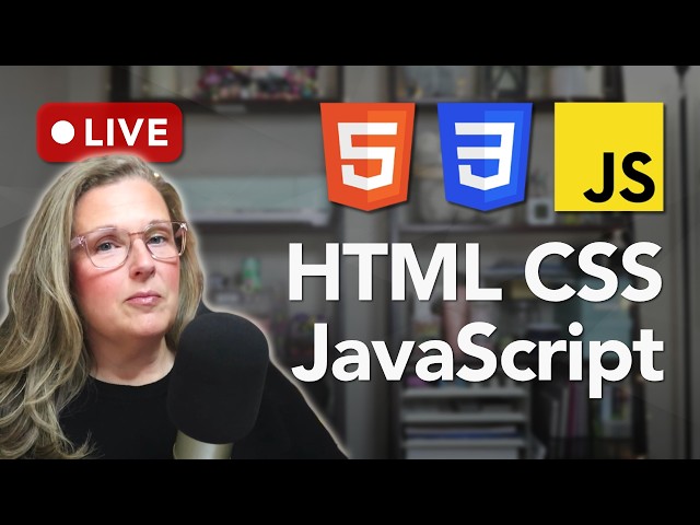 LIVE | Real Frontend Developer Builds Dashboard UI w/ HTML CSS JavaScript | Part 1