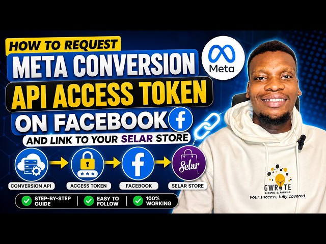 Tutorial del token de acceso de Conversions API de Meta | Conecta Facebook CAPI a Selar
