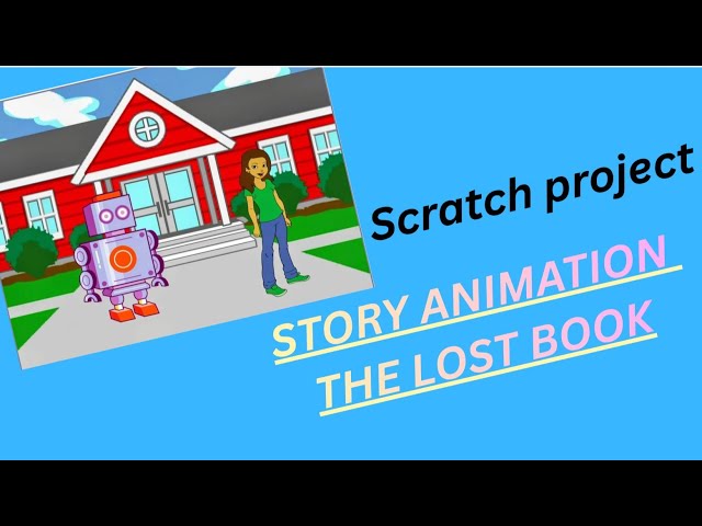 The Lost Book - An Animated Scratch Story! 📖🤖