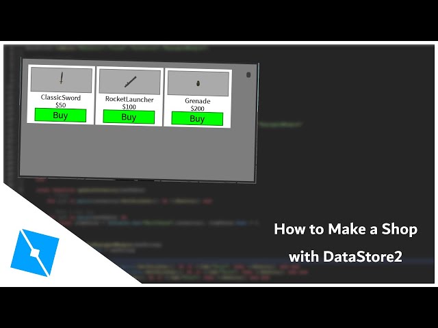 ROBLOX Tutorials I How to Make a Shop with DataStore2