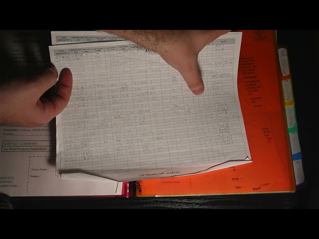 GRDN VF12 - The form to track your fuel