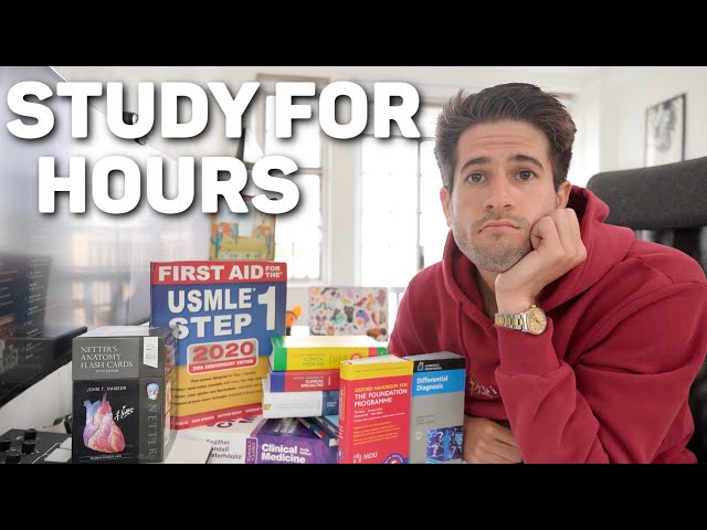 How to study for LONG HOURS without getting bored (how to stay productive)