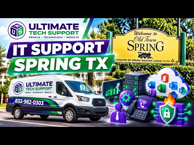 IT Support Spring TX | Managed IT Services & Cybersecurity | Ultimate Tech Support