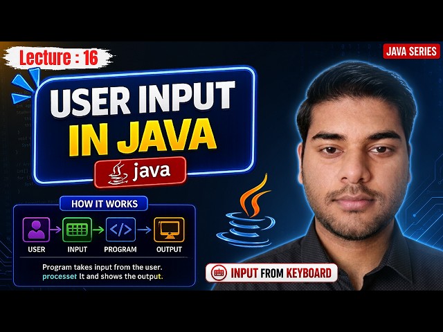 How to Take User Input in Java Explained Completely | Scanner Class for Beginners