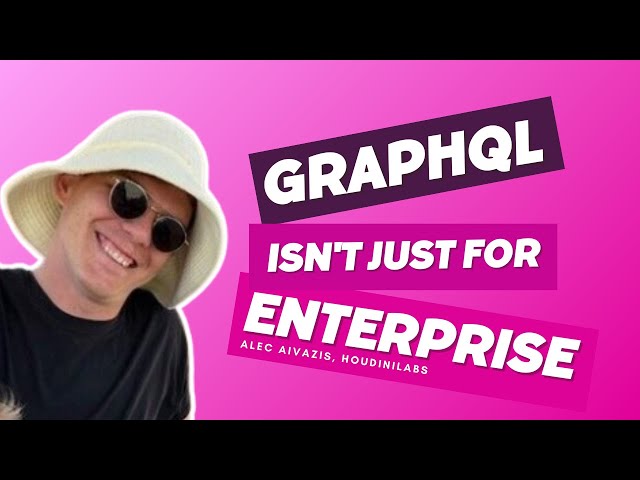 The New King of Fullstack Typescript Applications - Alec Aivazis, HoudiniLabs