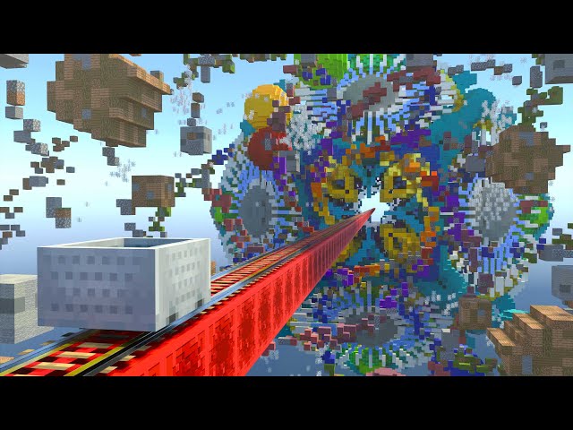Revisiting Minecraft's anniversary map by Blockworks with Vanilla RTX