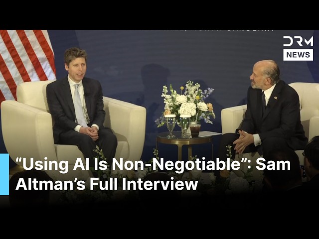 FULL INTERVIEW: Sam Altman on OpenAI, New AI Model, Governments and Global Growth at G20 | AI1G