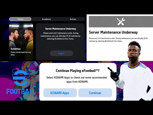 eFootball 2027 Server Maintenance Underway Problem ⚠️ | How to Continue Playing eFootball 2027