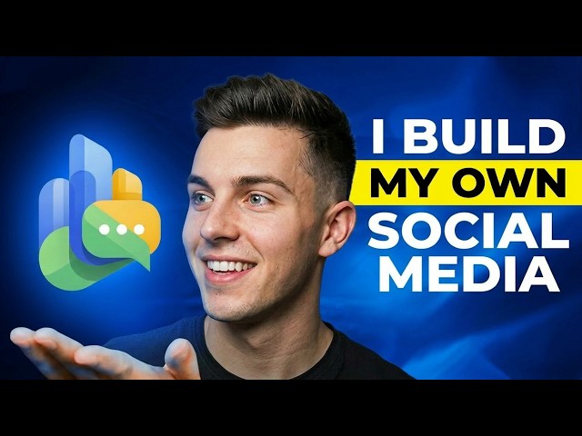 I Built My Own Social Media!