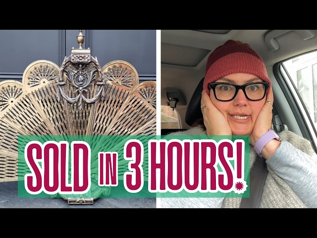 My Antique Booth Item SOLD in 3 Hours! Side Hustle Reality