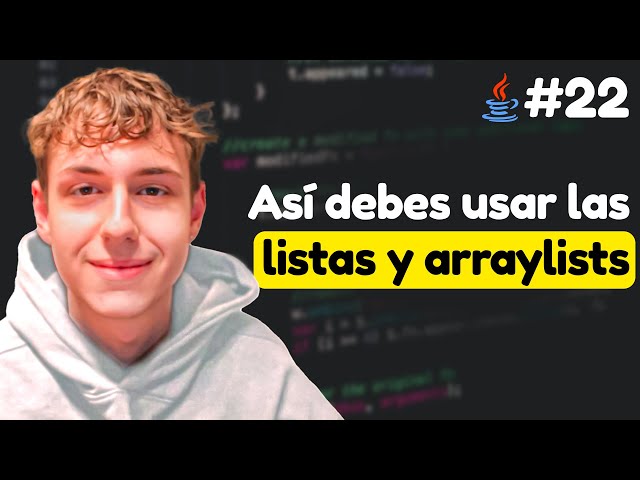 LISTAS y ARRAYLIST en Java | 5.3 Curso COMPLETO de Java 21 2024