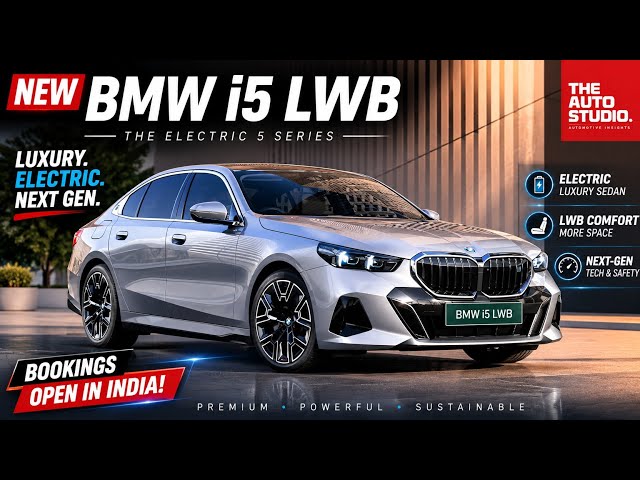 🚨 NEW BMW i5 LWB INDIA! 669km Range + Luxury Like NEVER Before 🔥 #bmwi5lwb