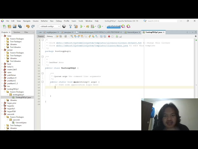 TUGAS PRA-PRAKTIKUM PBO