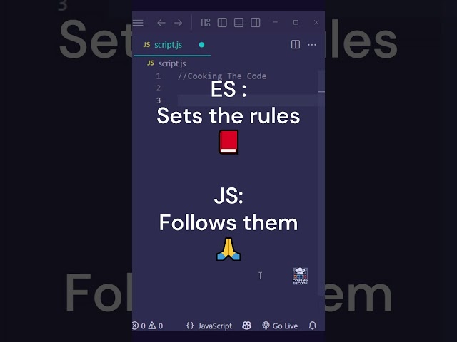 What Exactly Is ES6? (It’s NOT JavaScript!) 🤔👨‍💻 #es6 #ecmascript #javascriptinterview #devshorts