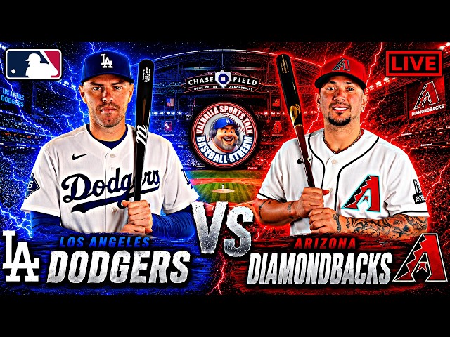 ⚾ Los Angeles Dodgers vs Arizona Diamondbacks LIVE Stream Watch Party | MLB Play-By-Play & Reactions