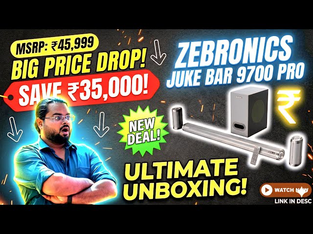 Zebronics Juke Bar 9700 Pro Soundbar Unboxing and Review Best Soundbar 2026