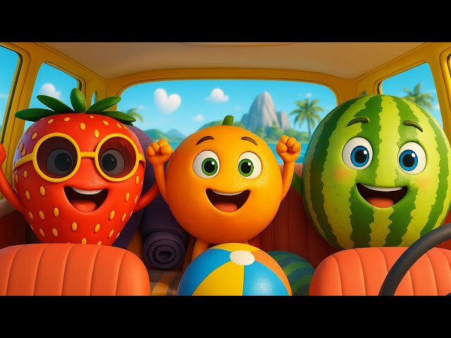 Fruity Holiday / Kids’ Sensory Garden 🌸 Play with Colors & Textures