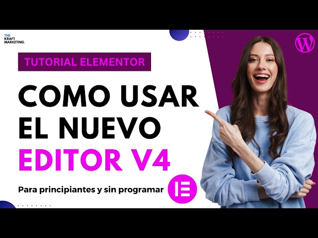 How to Use Elementor V4 from Scratch. Tutorial for the New Atomic Elementor Editor for WordPress ...