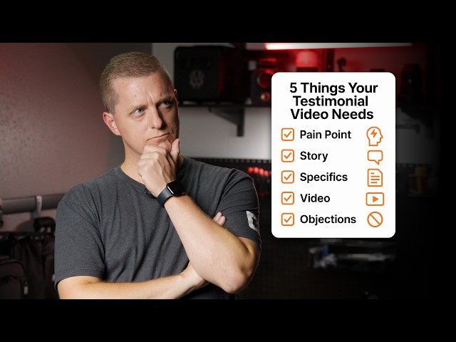 How to Film a Testimonial Video That Actually Converts (5 Key Tips)