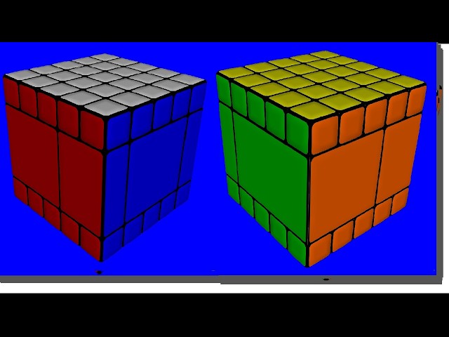 5x5 Grigr's CHIMERA CUBOID V4 BANDAGED ALGORITHMS.