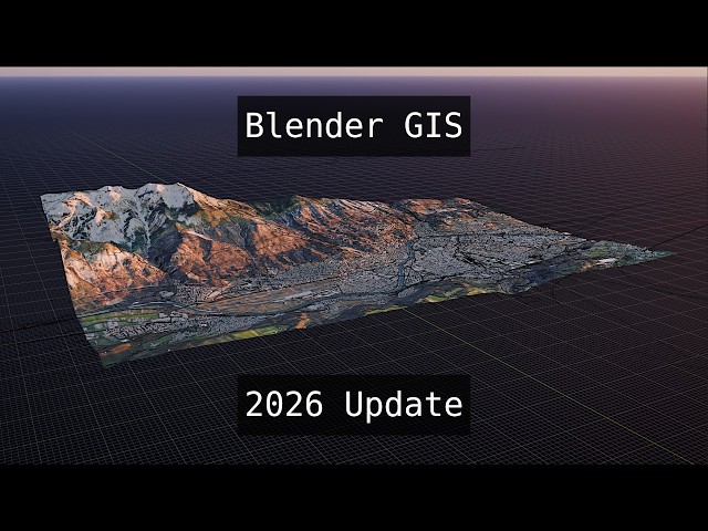 Blender GIS: 2026 Update