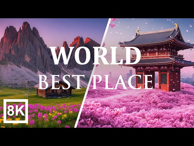 8K Video | World's Best Place in Ultra-HD 8K | 120 FPS