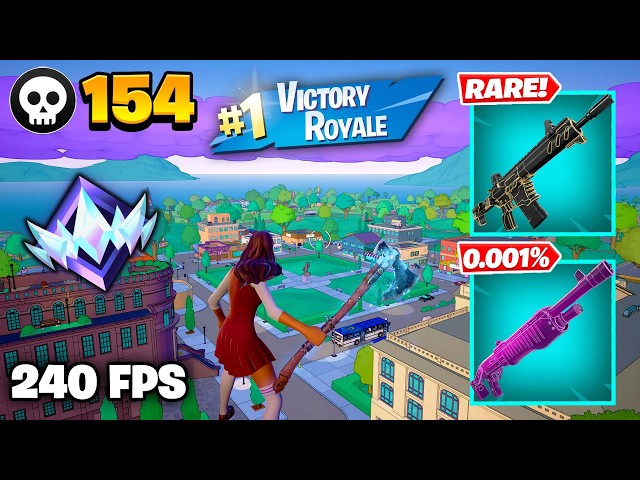 154 Elimination "RANKED RELOAD" Gameplay Wins (Fortnite Chapter 7 Keyboard & Mouse)