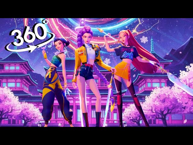 Can you Find K-Pop Demon Hunters HUNTR in 360° VR | 4K