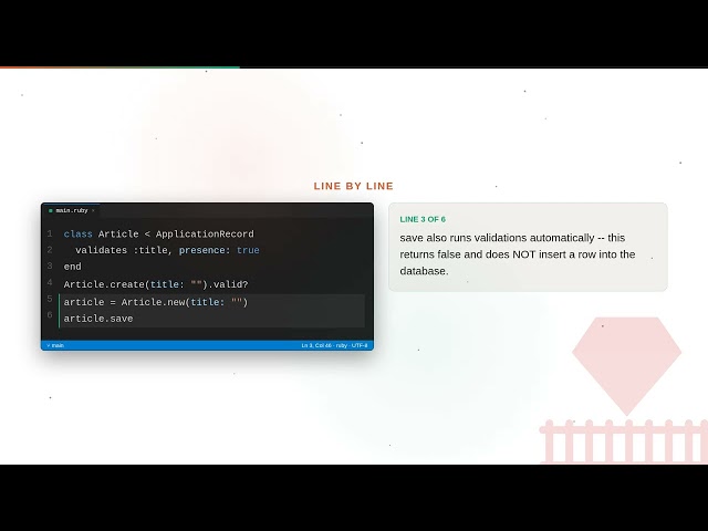 Ruby on Rails - Web development basic Series: Validations in ActiveRecord