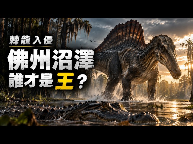 【粵語·廣東話】一隻8噸棘龍統治佛羅里達之後，最先被毀掉嘅竟然係自己