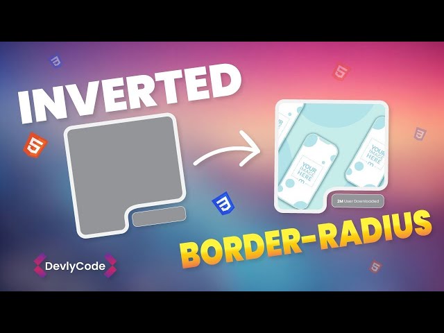 CSS Hack: Create Stunning Inverted Border Radius Cards | HTML & CSS Tutorial 💡