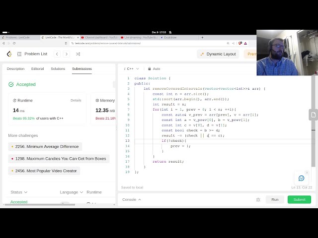 Yet ~1.5 more hours of the easiest LeetCode problems!