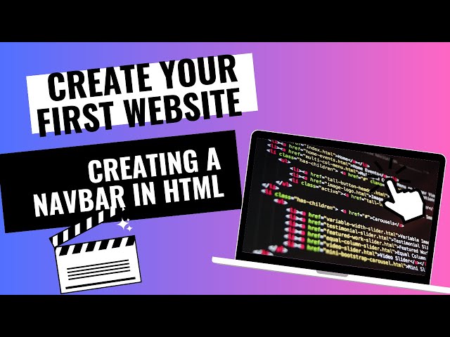 Mastering HTML and CSS: Creating and Styling a Stunning Navbar Tutorial