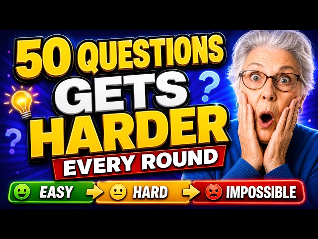 This 50-Question Quiz Gets Harder Every Round