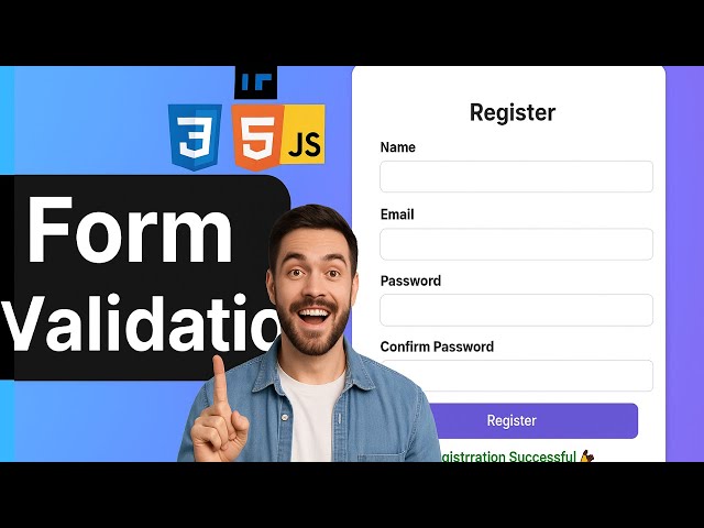 JavaScript Form Validation Made Easy | Beginner Tutorial